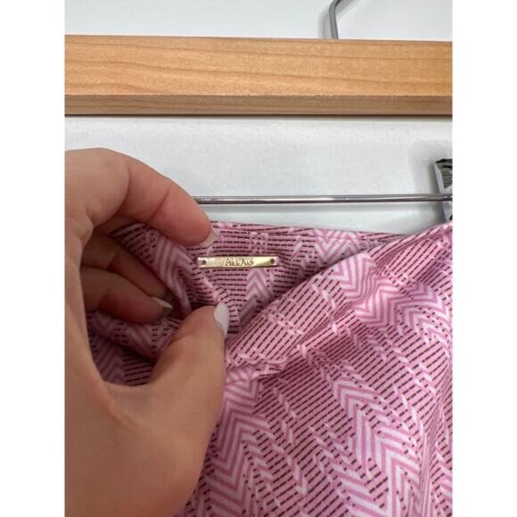 NEW Alexis Komosa Mini Tie Waist Skirt Women's Rose Weave Lavender Size: XS - Picture 5 of 9